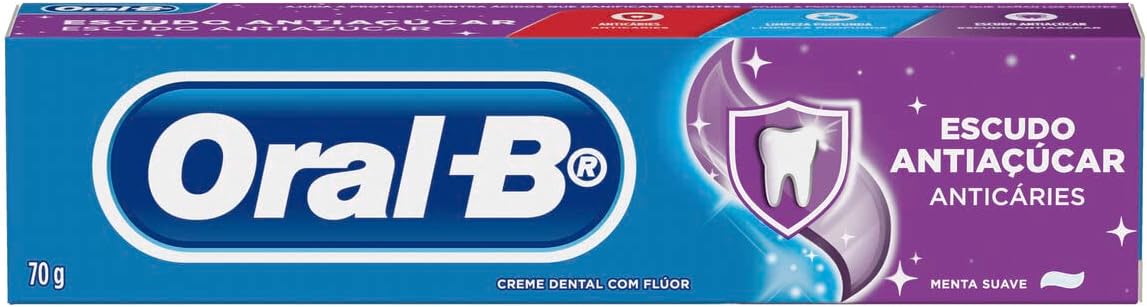 Pasta de Dente Oral-B Escudo Antiaçúcar 70g