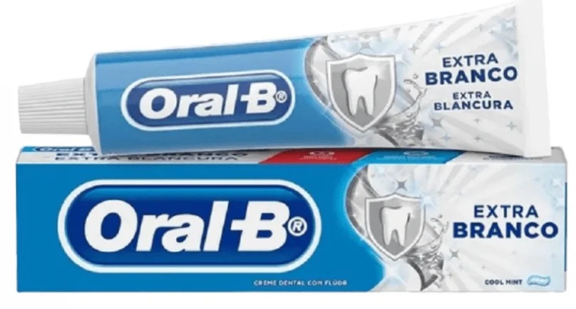 Pasta de Dente Oral-B Extra Branco 70g
