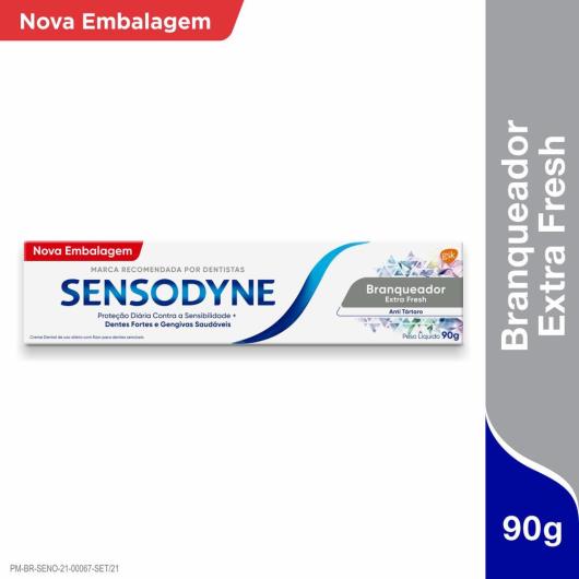 Pasta de Dente Sensodyne Branqueador Extra Fresh 90g