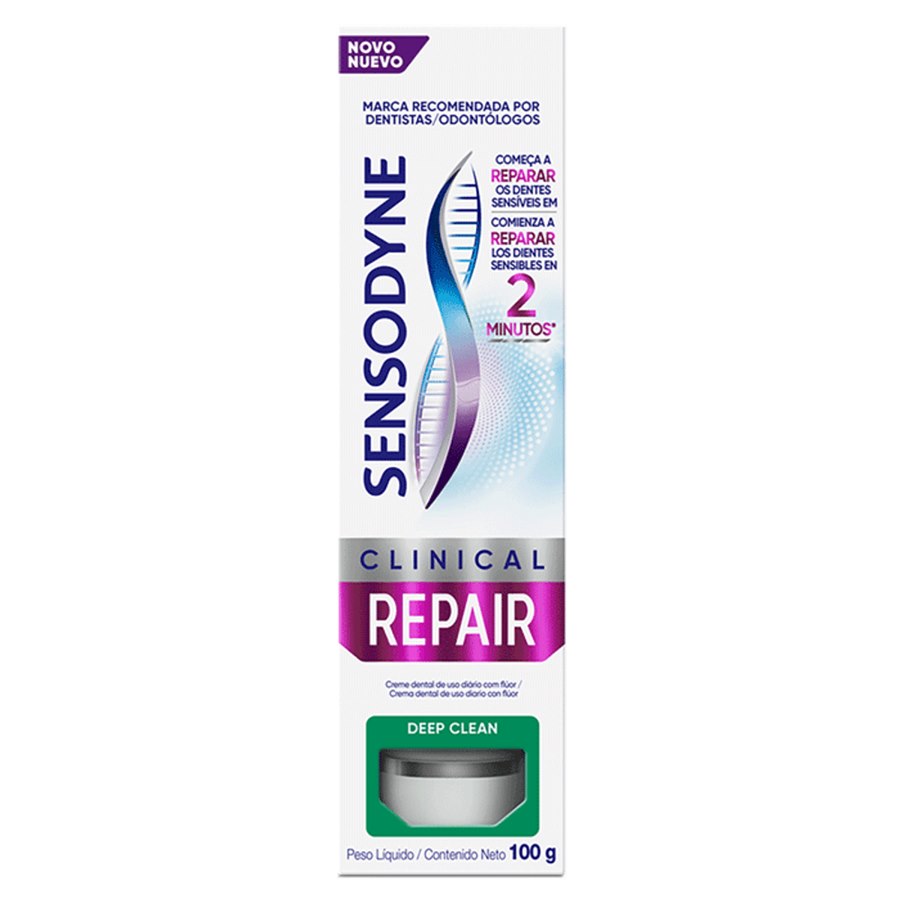 Pasta de Dente Sensodyne Clinical Repair Dentes Sensíveis 100g