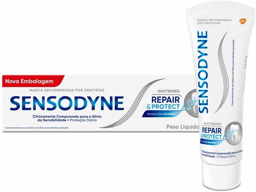 Pasta de Dente Sensodyne Repair & Protect Whitening 100g
