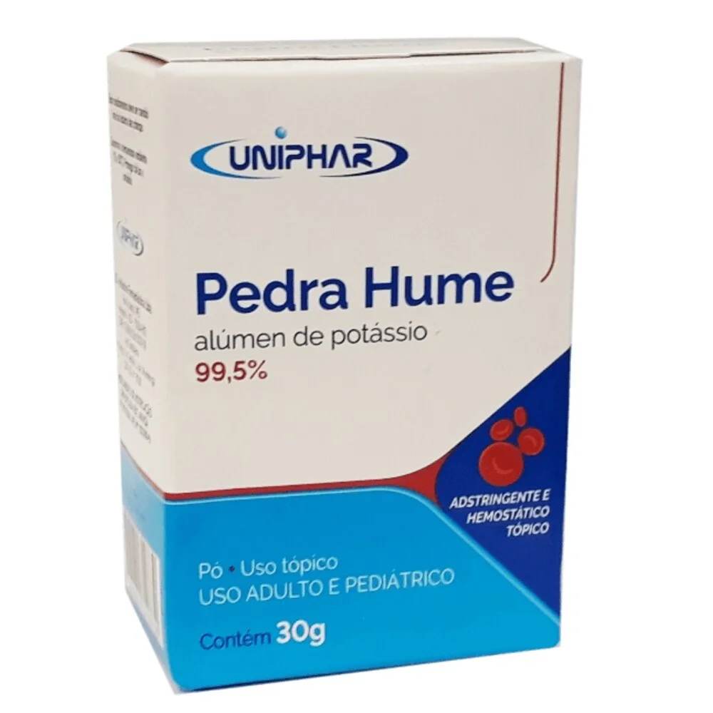 Pedra Hume Uniphar em Pó 30g