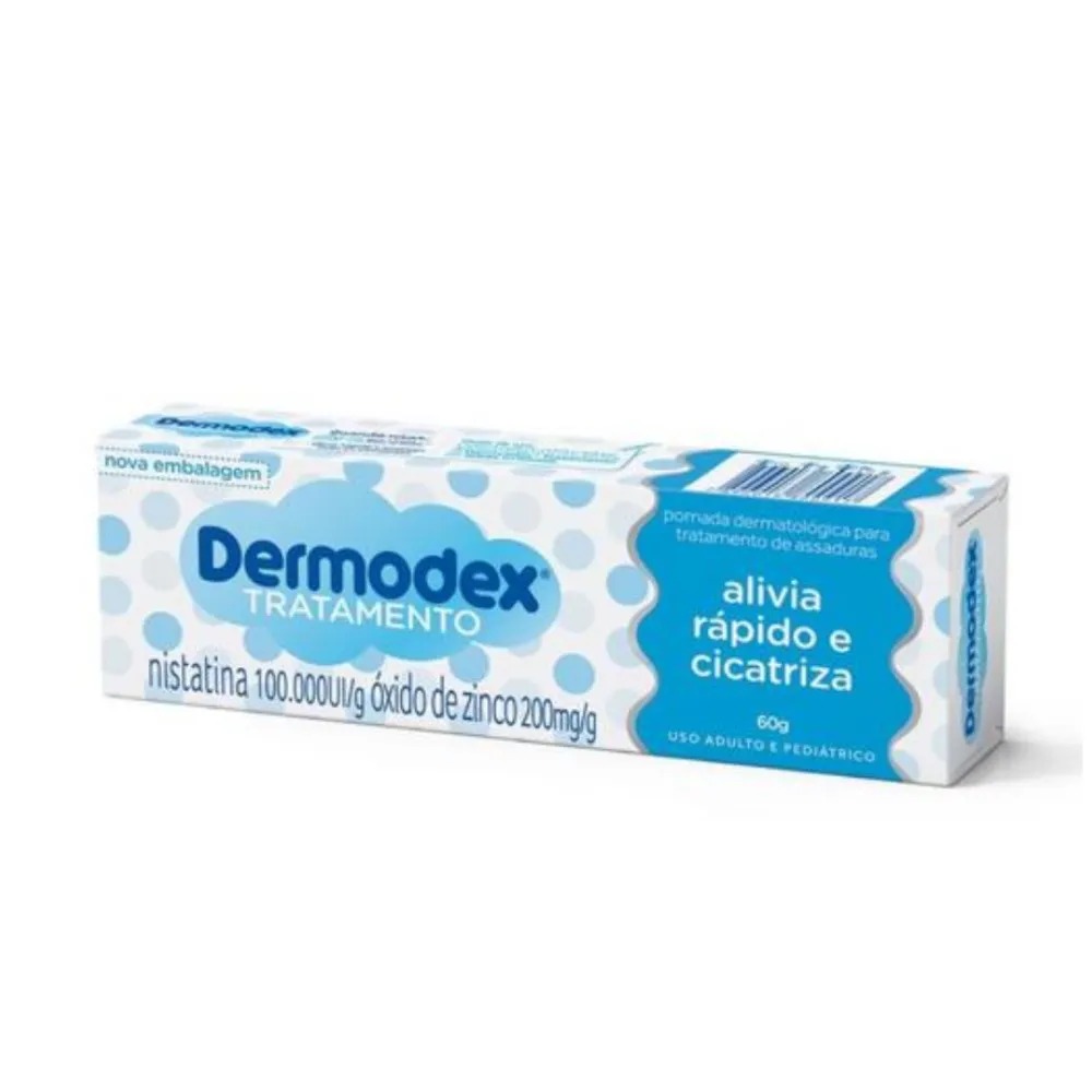 Pomada para Assaduras Dermodex Tratamento 100.000UI/g + 200mg/g 60g