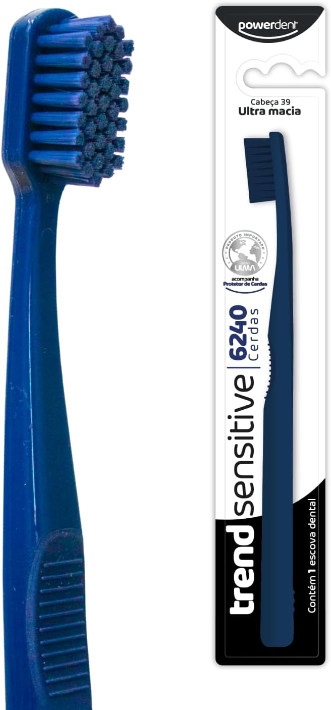 PowerDent Escova Dental Powertrend Sensitive 6240 Cores Sortidas 1 unidade