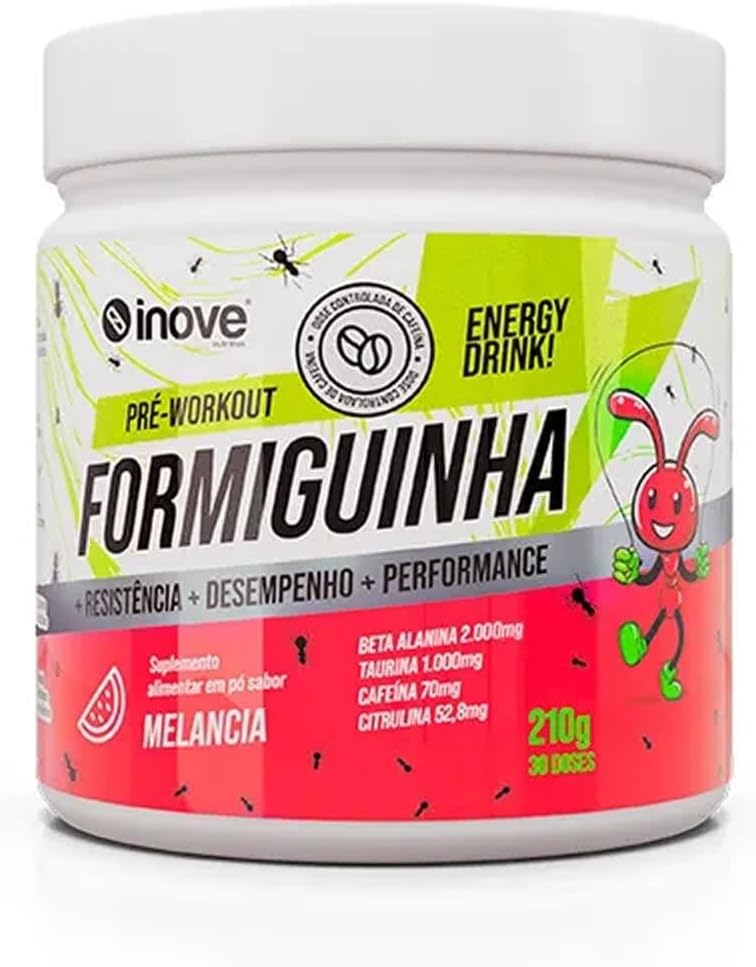 Pré Treino Formiguinha Sabor Melancia Inove Nutrition 210g