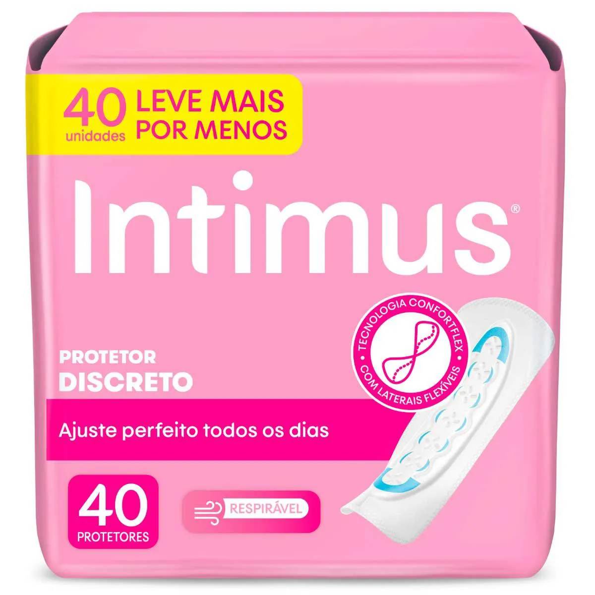 Protetor Diário Intimus Discreto Ultrafino 40 unidades