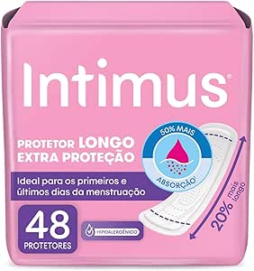 Protetor Diário Intimus Extra Proteção Longo 48 unidades