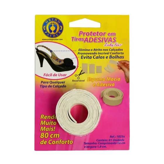 Protetor em Tiras Adesivas Lady Feet Ortho Pauher Branco