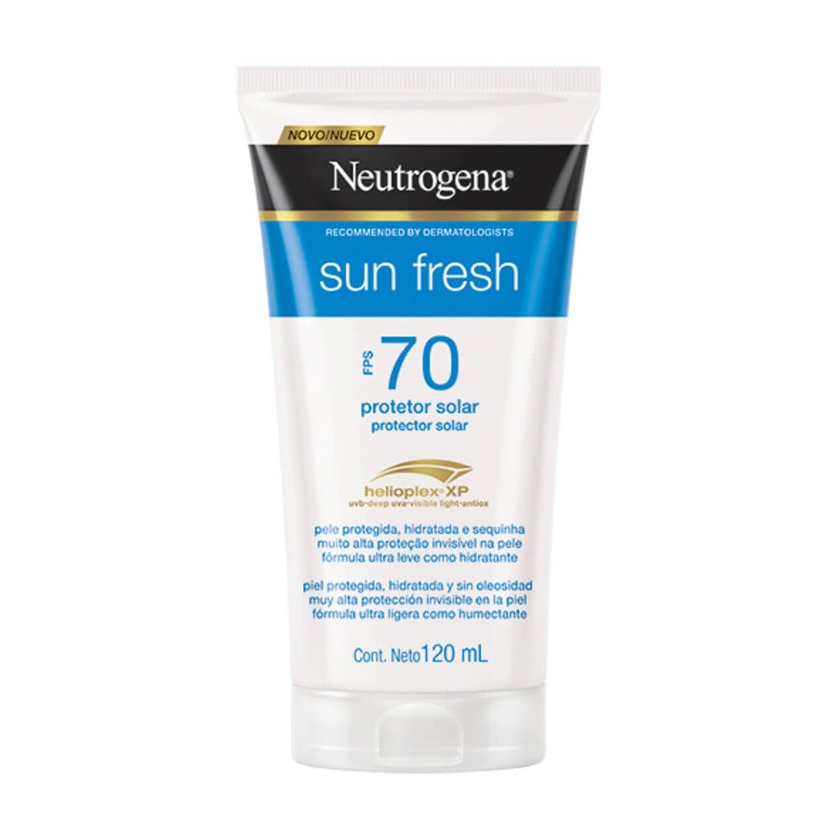 Protetor Solar Corporal Loção FPS70 Neutrogena Sun Fresh 120ml