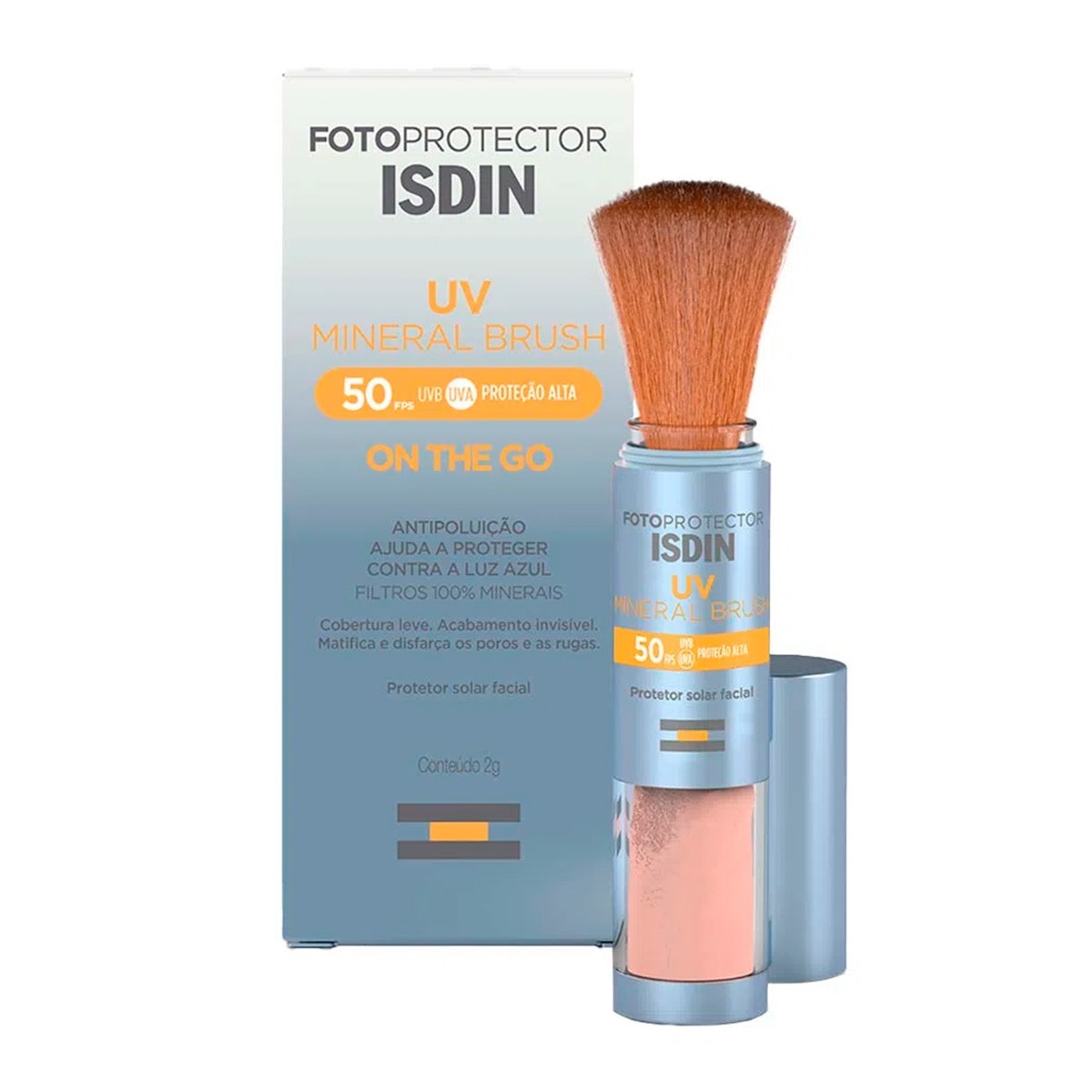 Protetor Solar Facial Isdin UV Mineral Brush FPS50 2g