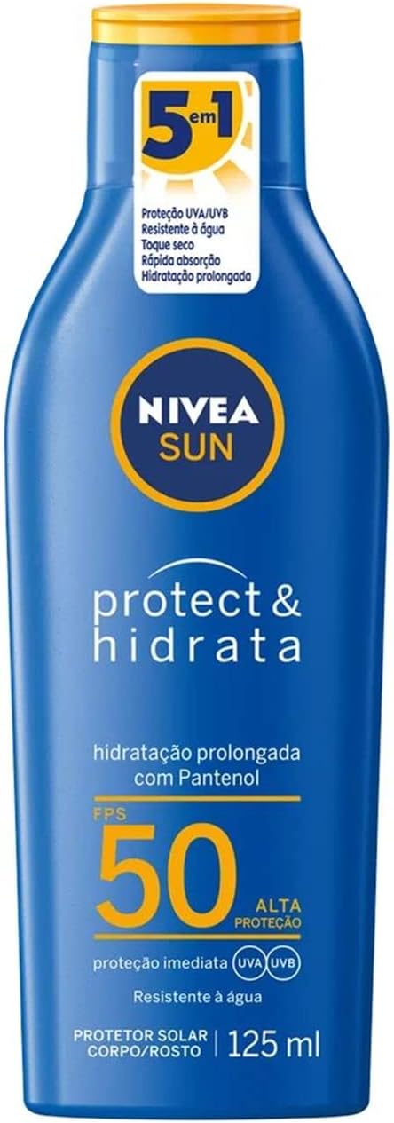 Protetor Solar Nivea Sun Protect & Hidrata FPS50 125ml