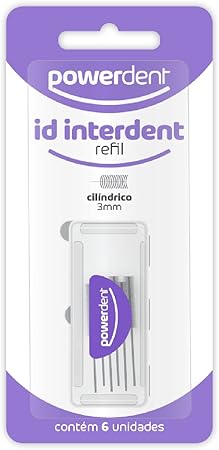 Refil Id Interdental Cilíndrico PowerDent 6 unidades
