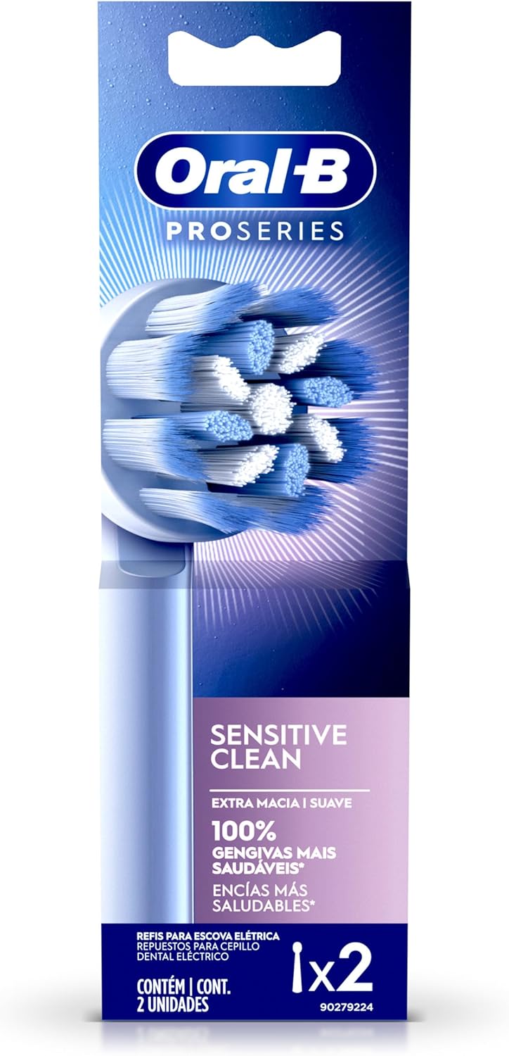 Refil para Escova Elétrica Oral-B Sensitive Clean 2 unidades