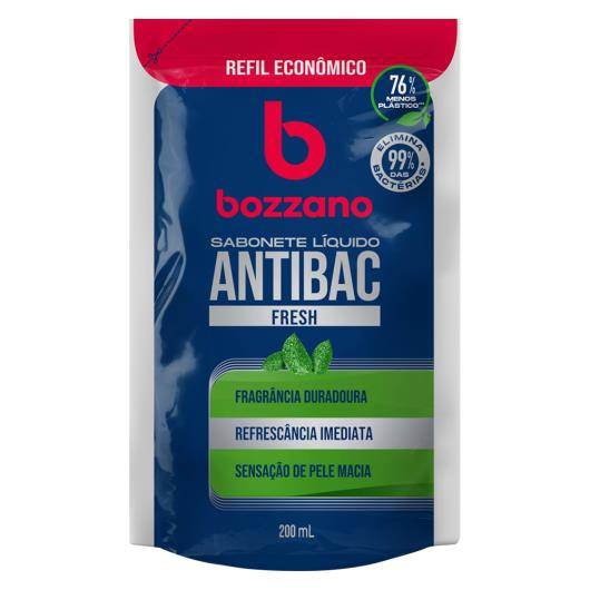 Refil Sabonete Líquido Bozzano Antibac Fresh 200ml