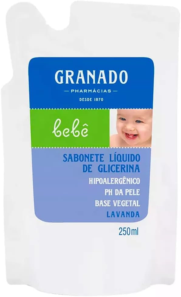 Refil Sabonete Líquido Granado Bebê Lavanda 250ml