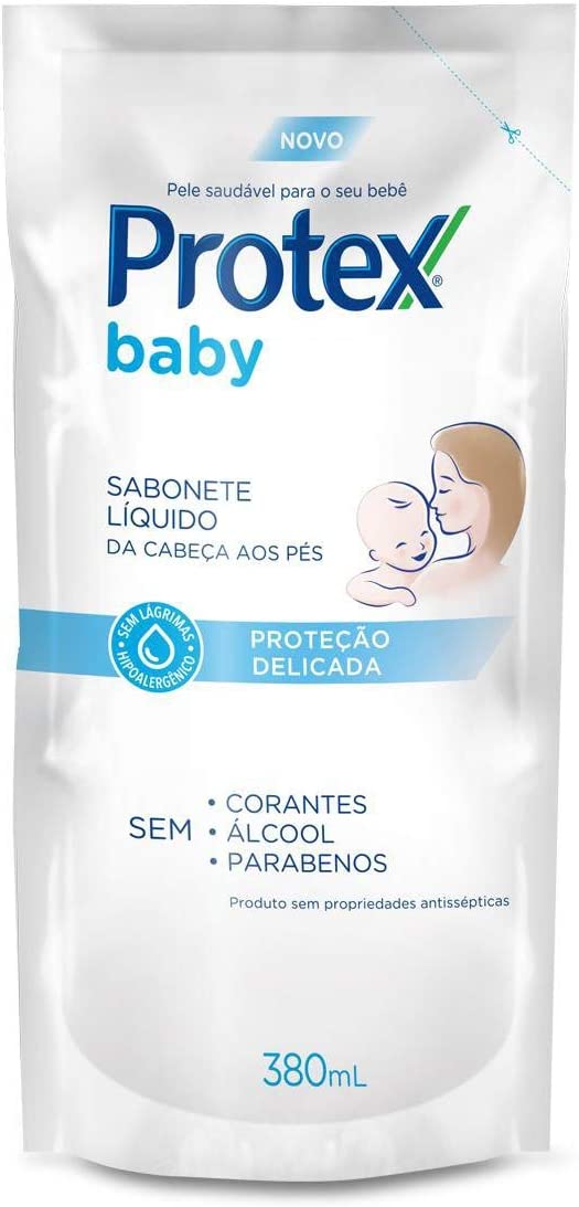 Refil Sabonete Líquido Protex Baby Cabeça aos Pés 380ml