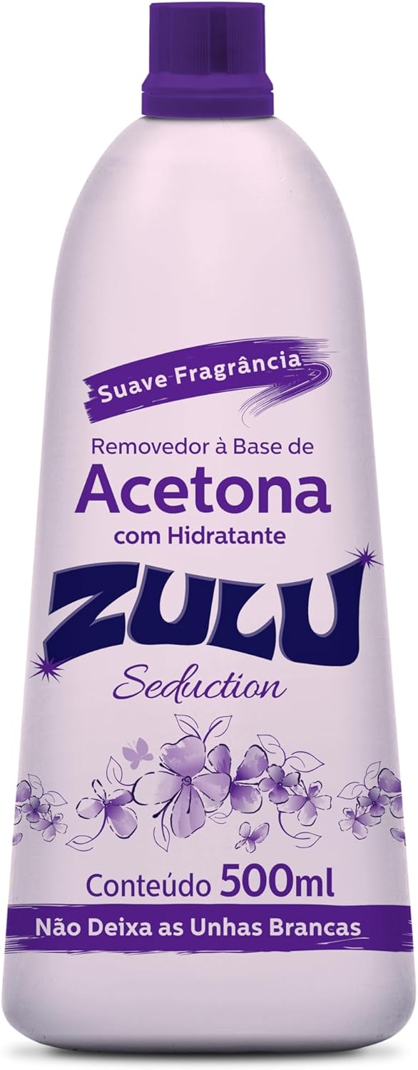 Removedor de Esmalte à Base de Acetona Zulu Seduction 500ml