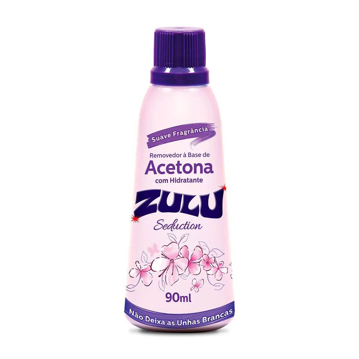 Removedor de Esmalte à Base de Acetona Zulu Seduction 90ml
