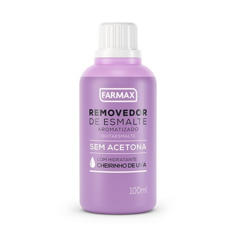 Removedor Sem Acetona Farmax Uva 100ml