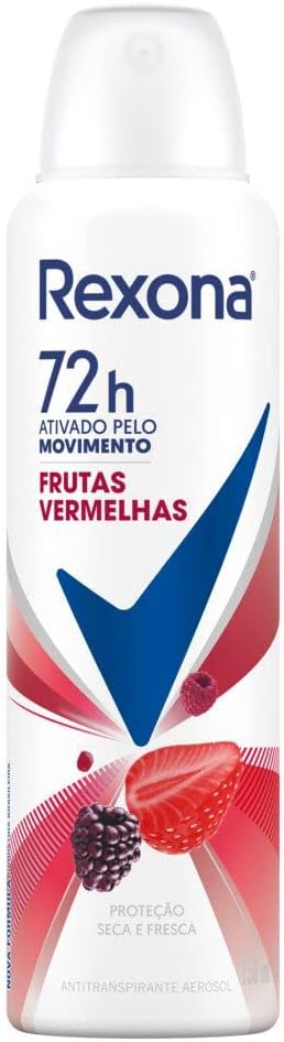 Rexona Frutas Vermelhas Desodorante Aerosol Antitranspirante 150ml