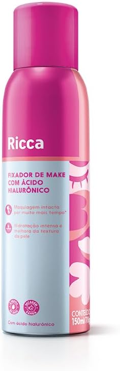 Ricca Fixador de Make Com Ácido Hialurônico 150ml