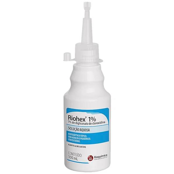 Riohex 1% Solução Aquosa Rioquímica 100ml