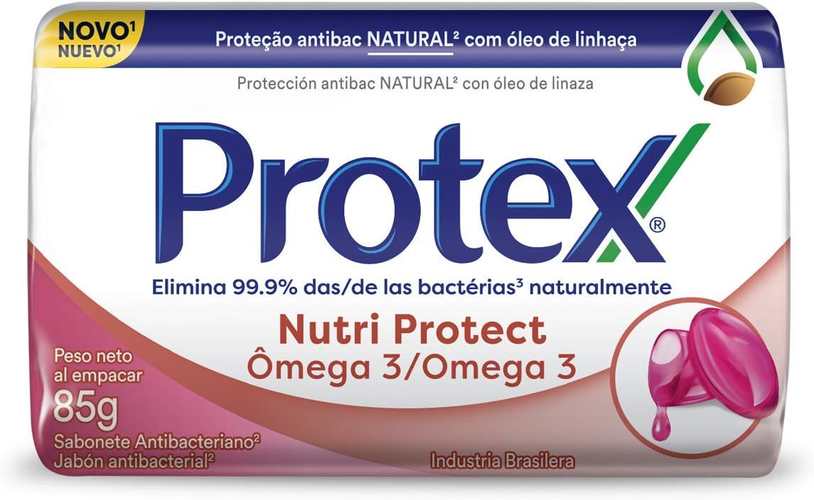 Sabonete Antibacteriano em Barra Protex Nutri Protect Ômega 3 85g