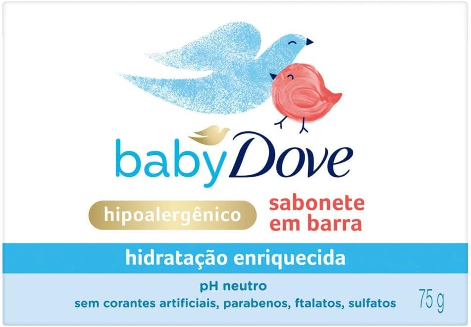 Sabonete em Barra Baby Dove Hidratação Enriquecida 75g