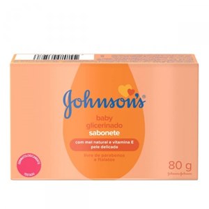 Sabonete em Barra Johnson's Baby Glicerinado 80g