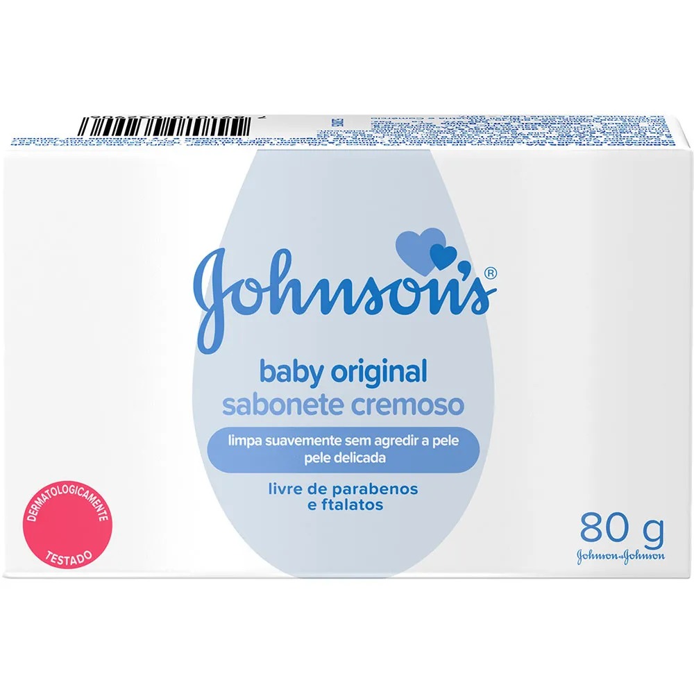 Sabonete em Barra Johnson's Baby Original 80g