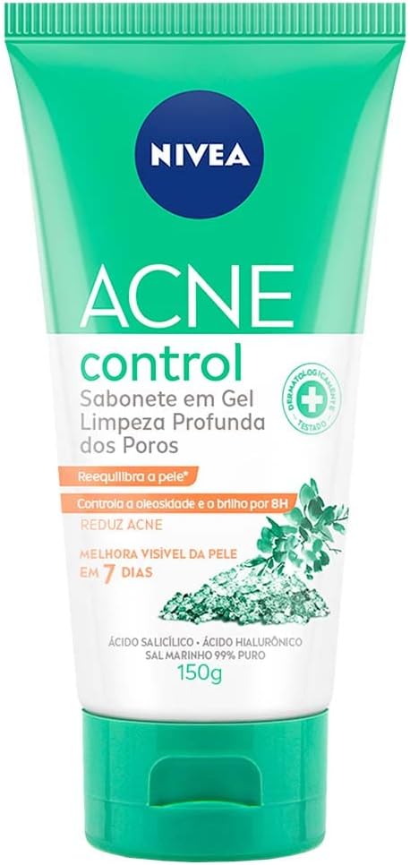 Sabonete Facial em Gel Nivea Acne Control 150g