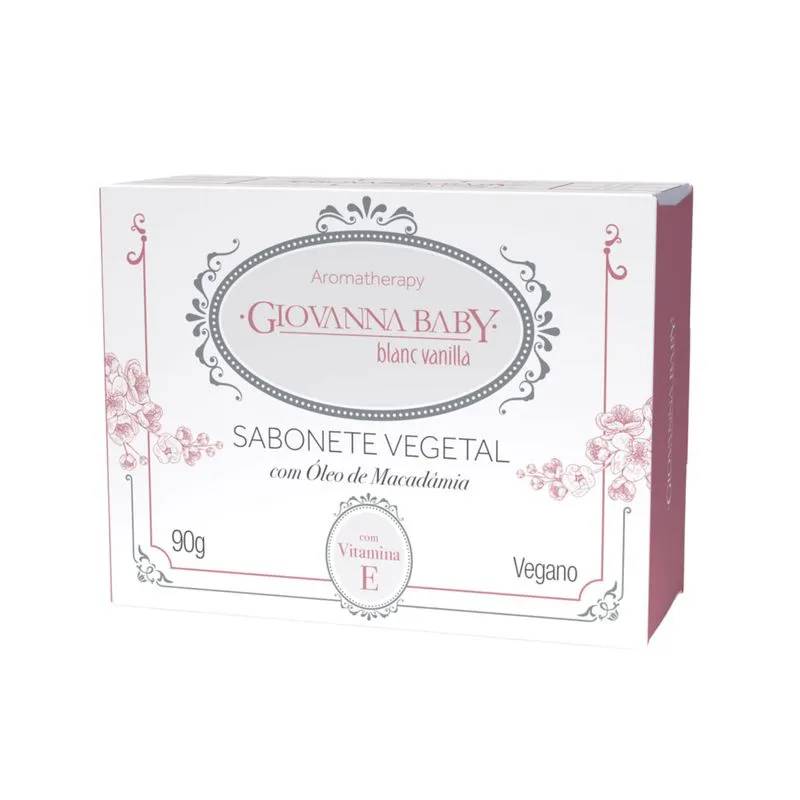 Sabonete Giovanna Baby Vegetal Blanc Vanilla 90g