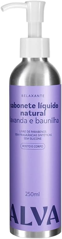 Sabonete Líquido Alva Lavanda e Baunilha 250ml