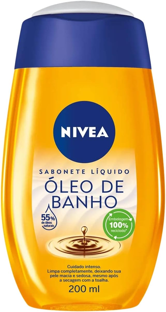 Sabonete Líquido Corporal Nivea Óleo de Banho 200ml