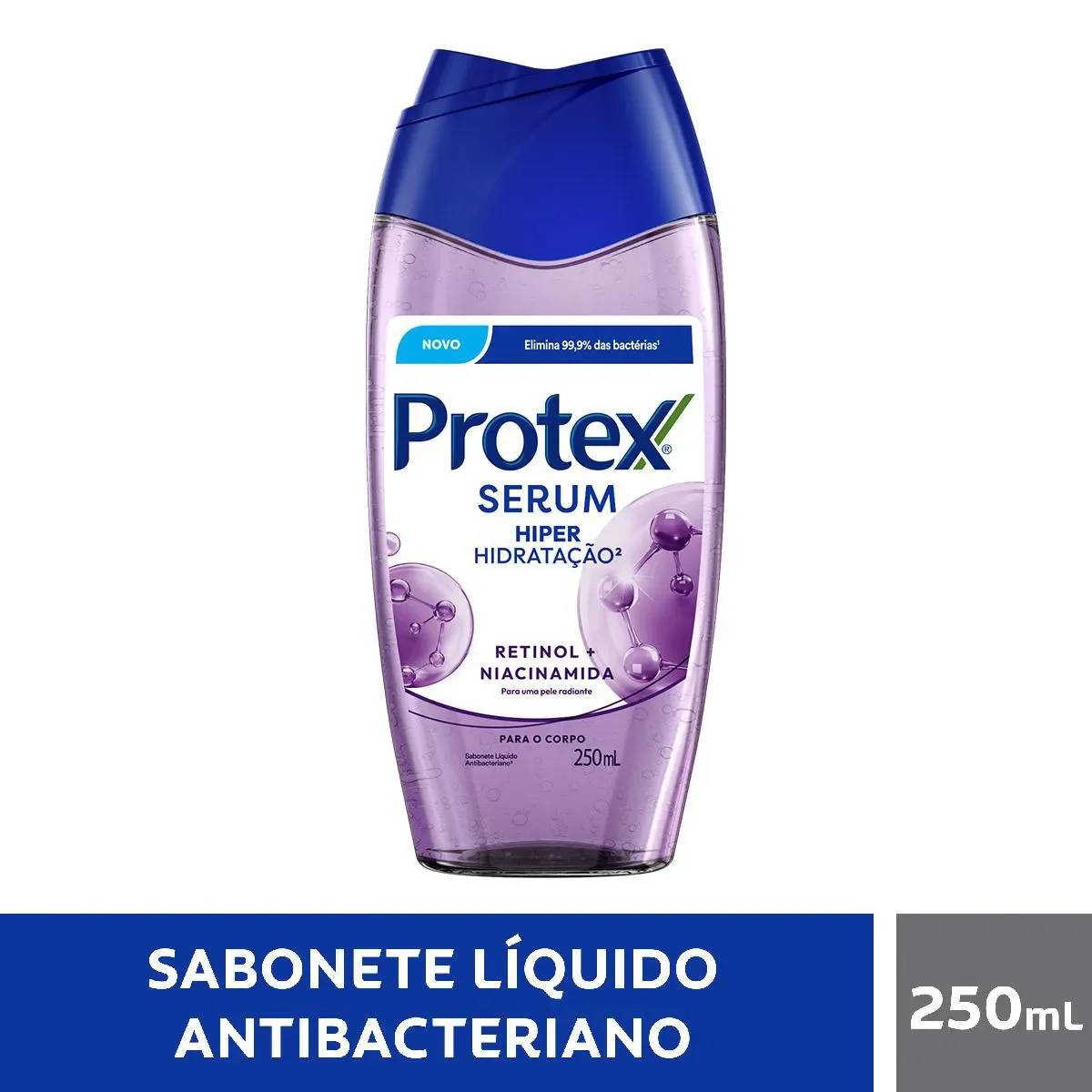 Sabonete Líquido Corporal Protex Sérum Hiper hidratação Retinol + Niacinamida 250ml