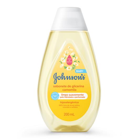 Sabonete Líquido de Glicerina Camomila Johnson's Baby Cabeça aos Pés 200ml