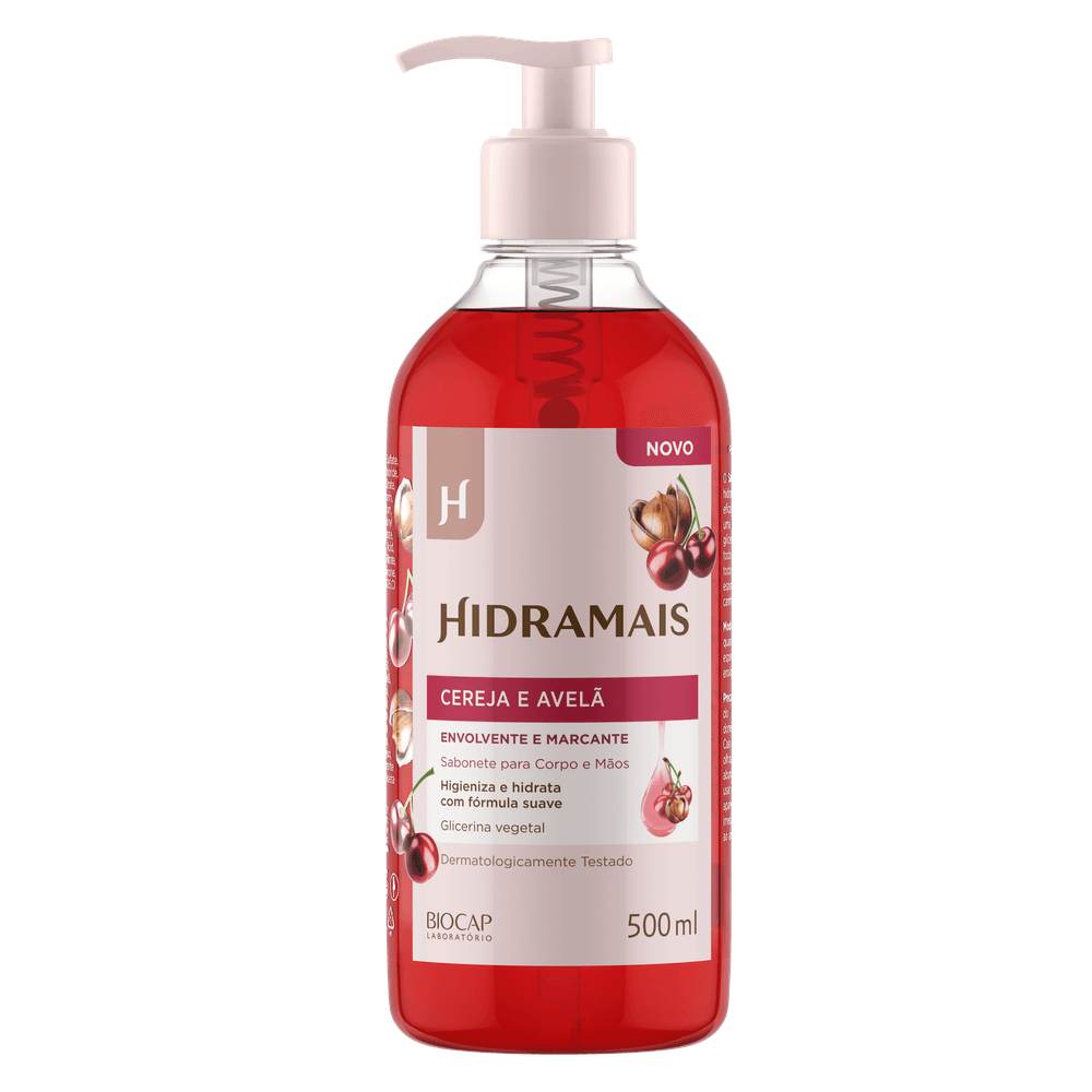 Sabonete Liquido Hidramais Cereja e Avelã 500ml