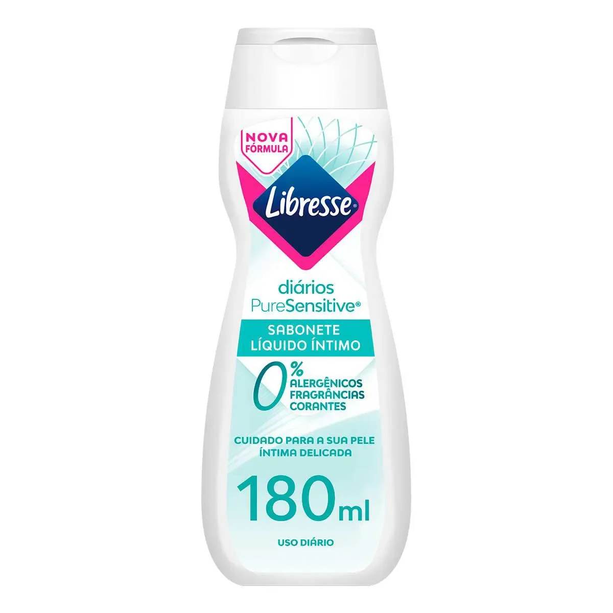 Sabonete Líquido Íntimo Libresse Pure Sensitive 180ml