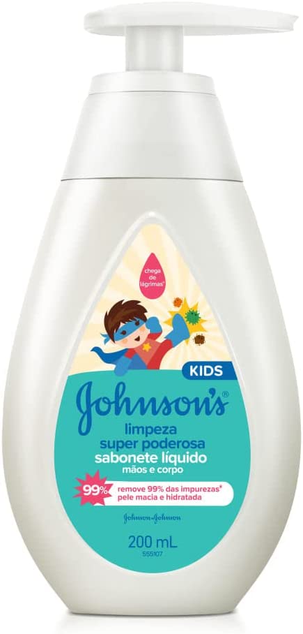 Sabonete Liquido Johnson's Limpeza Super Poderosa 200ml