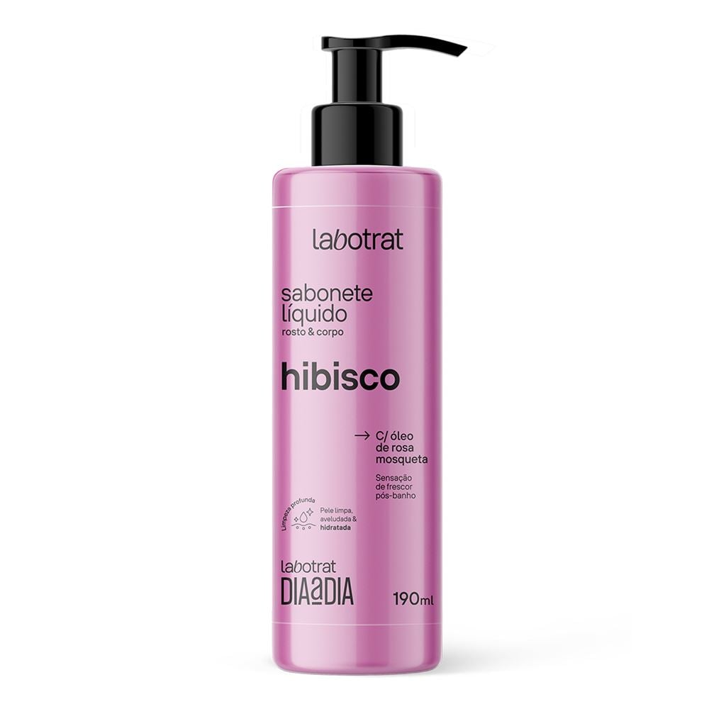Sabonete Líquido Labotrat Dia a Dia Hibisco 190ml