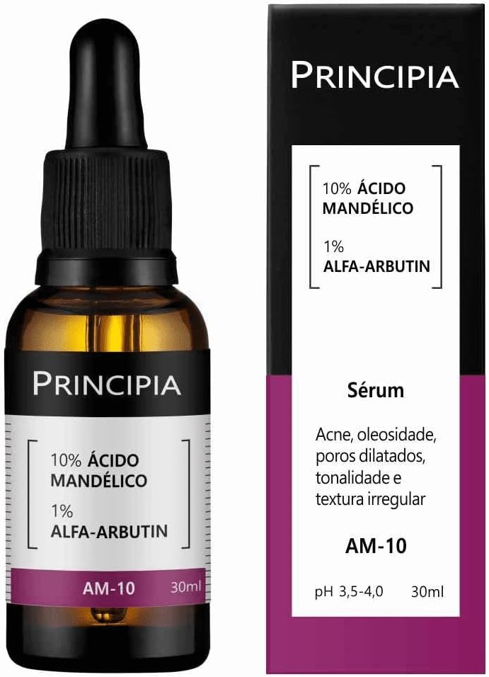 Sérum AM-10 Principia 10% Ácido Mandélico + 1% Alfa-arbutin 30ml