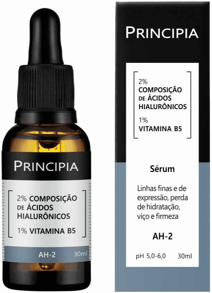 Sérum Hidratante Principia AH-2 2% Ácidos Hialurônicos + B5 30ml