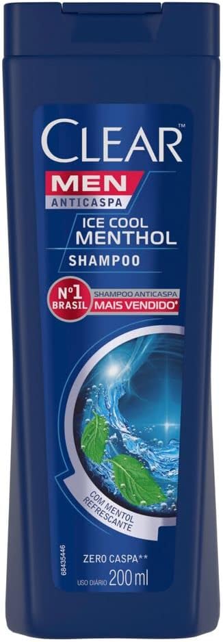 Shampoo Anticaspa Clear Men Ice Cool Menthol 200ml