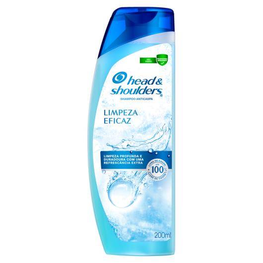 Shampoo Anticaspa Head & Shoulders Men Limpeza Eficaz 200ml