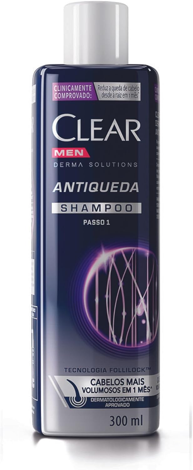 Shampoo Clear Derma Solutions Antiqueda 300ml