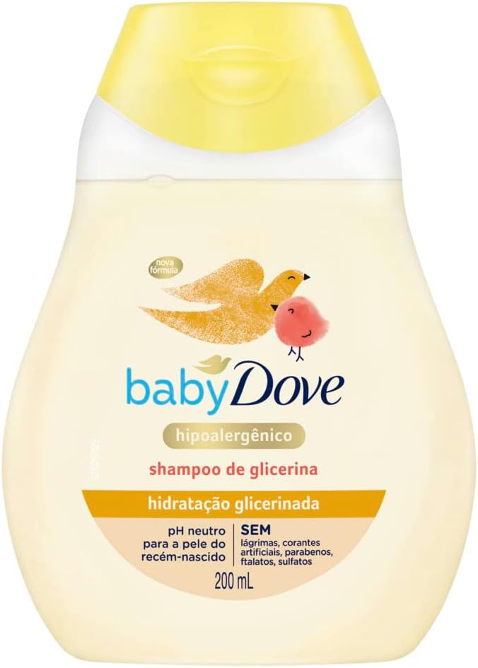 Shampoo de Glicerina Baby Dove Hidratação Glicerinada 200ml