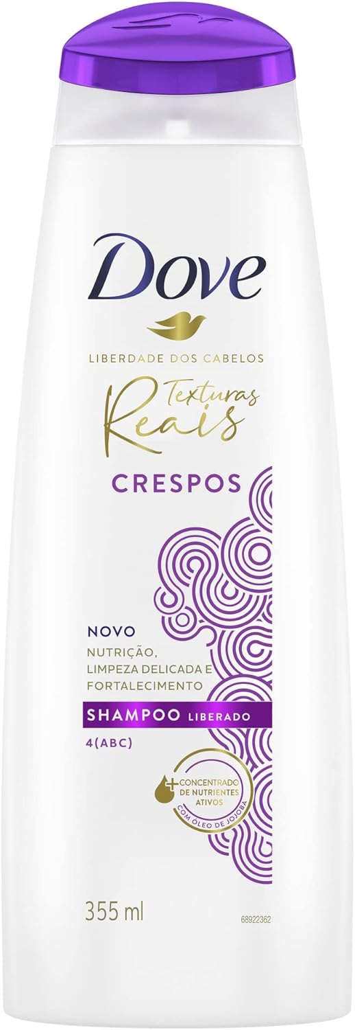 Shampoo Dove Texturas Reais Crespos 355ml