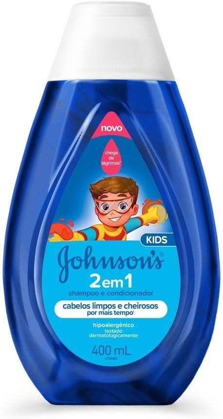 Shampoo e Condicionador Johnson's Kids 2 em 1 400ml