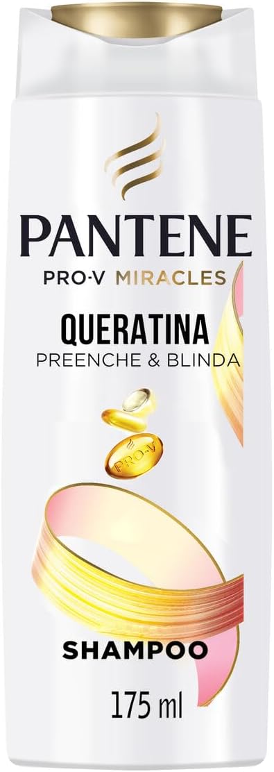 Shampoo Pantene Queratina Preenche e Blinda 175ml