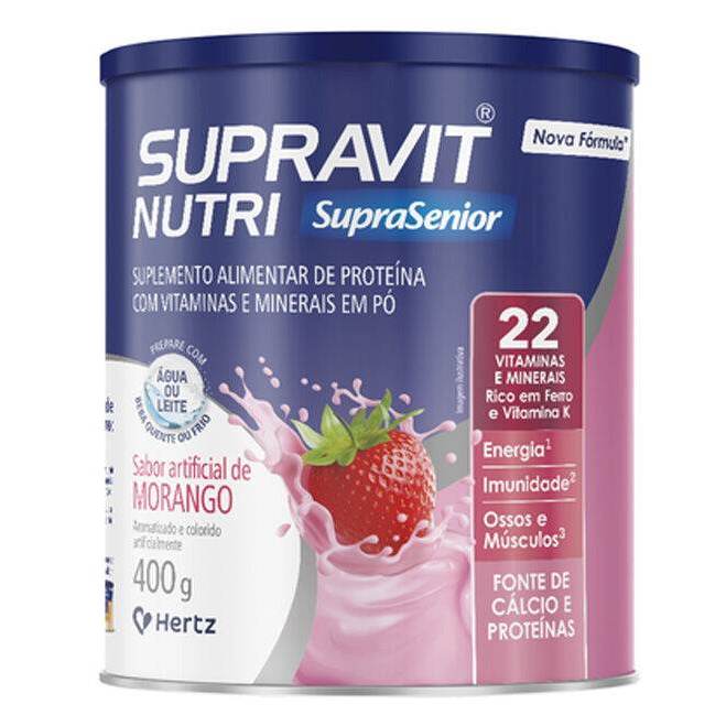 Supravit Nutri Suprasenior Sabor Morango 400g